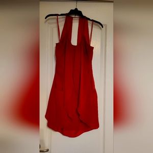 Red cocktail dress, size 7